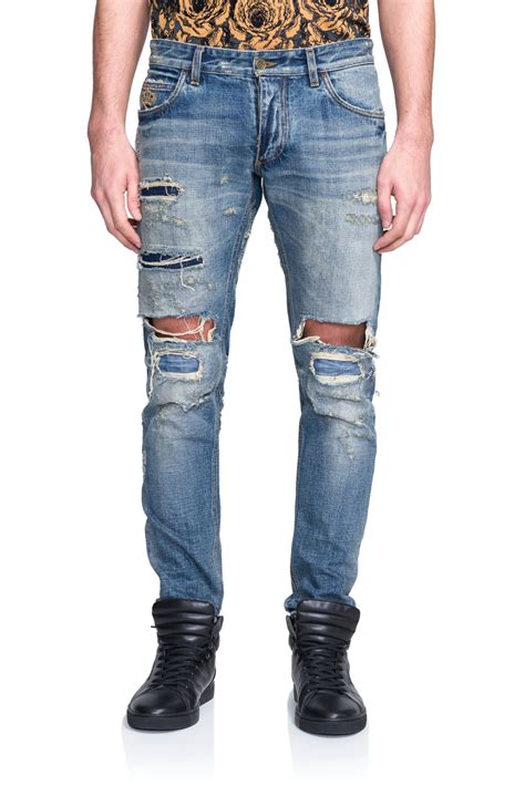 dolce gabbana jeans homme prix|dolce gabbana distressed jeans.